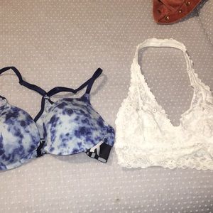 VS and AE bra combo (push up and bralette)